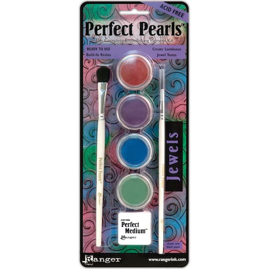 Ranger Perfect Pearls Jewels Pigment Powder Kit